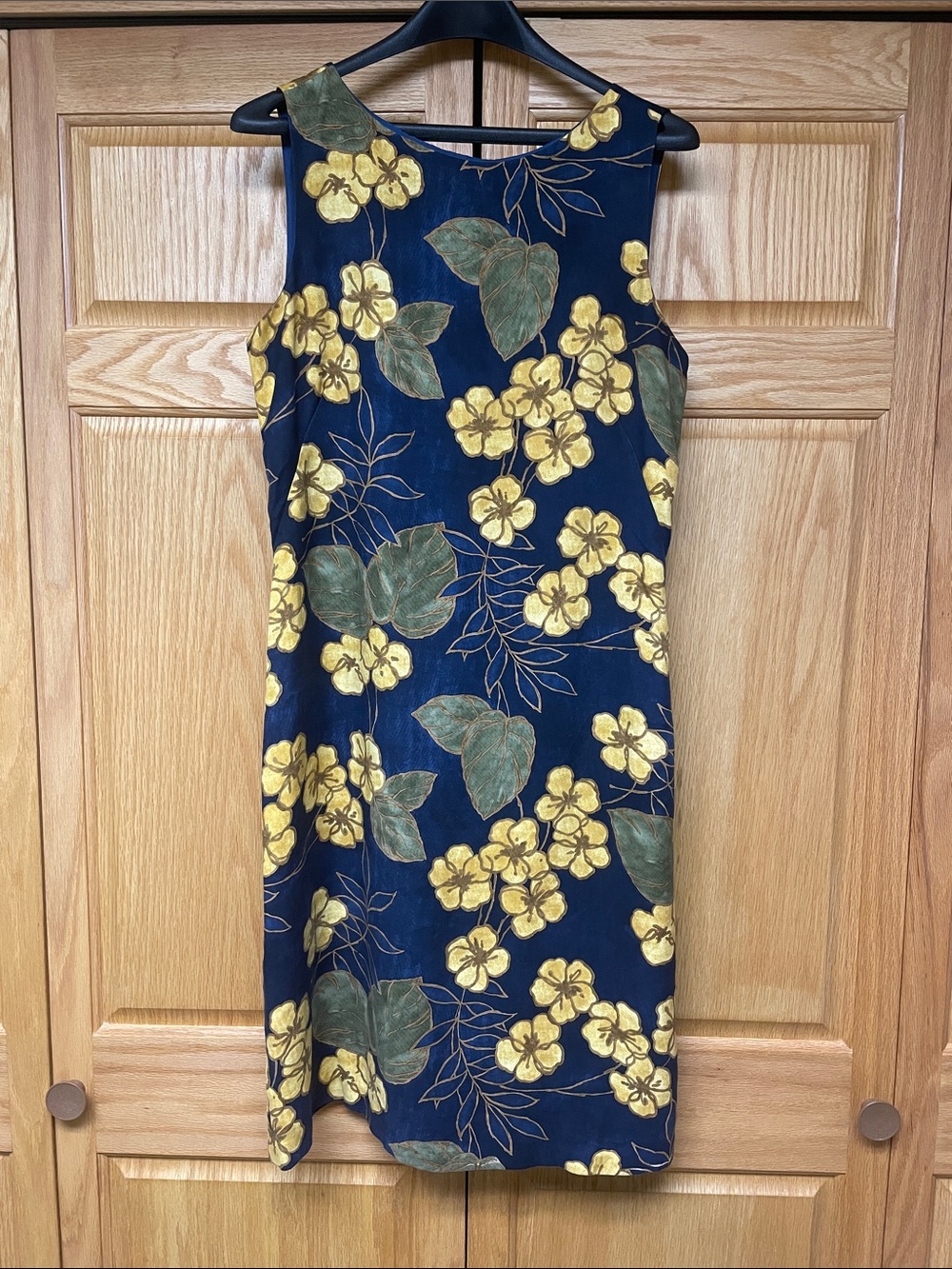 Tommy Bahama Navy Floral Silk Dress - Size 12
